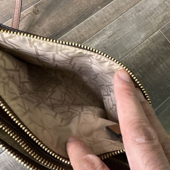 Calvin Klein Signature PVC Small Shoulder Crossbody Bag - Picture 11 of 16